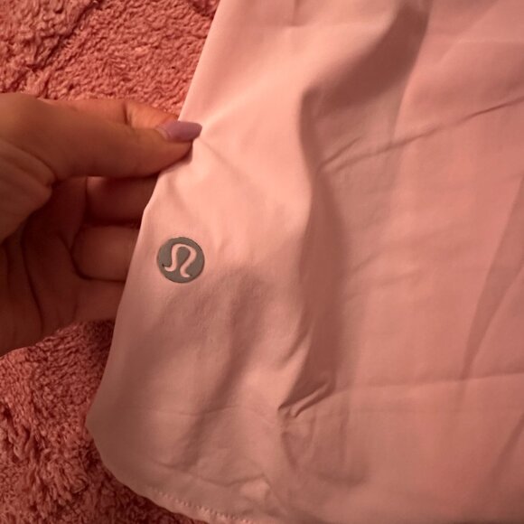 Lululemon Tennis Skirt Light Pink Color & Size : 12 , NWOT, Built in Shorts - Picture 4 of 6